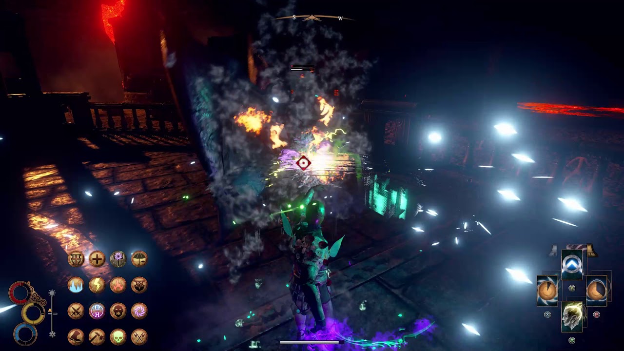 Outward Three Elite Gargoyle Boss (Chakram Hex Mage)