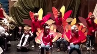 Ethan's Thanksgiving program 2015