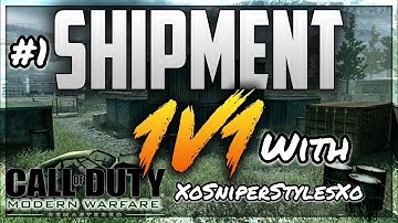 #1 My first 1v1 on cod4 remastered with XoSniperStylesXo