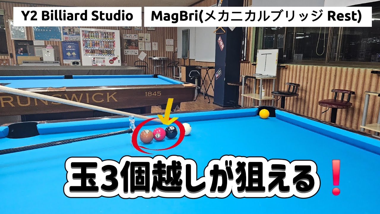 ビリヤードダンデライオン ☆『Y2 Billiard Studio』MagBri(メカニカル