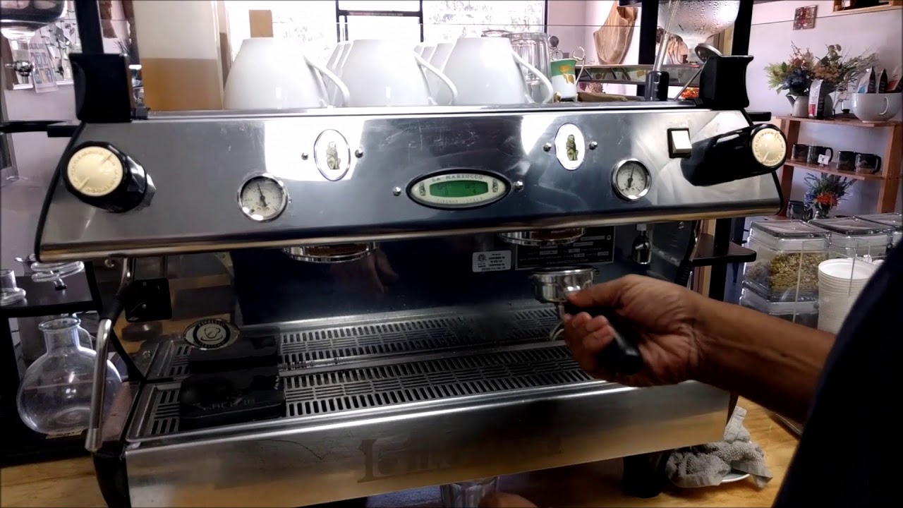 Pulling a shot of Espresso YouTube