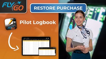 Restore purchase - Pilot Logbook - Flight Tracker