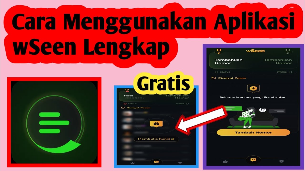 Cara Menggunakan Aplikasi wSeen | Cara wSeen Premium - YouTube