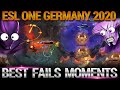 BEST Fails & FUNNIEST Moments of ESL One Germany 2020 - Dota 2