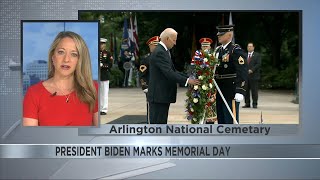 Biden marks Memorial Day nearly 2 years after ending America's longest war, lauds troops' sacrifice