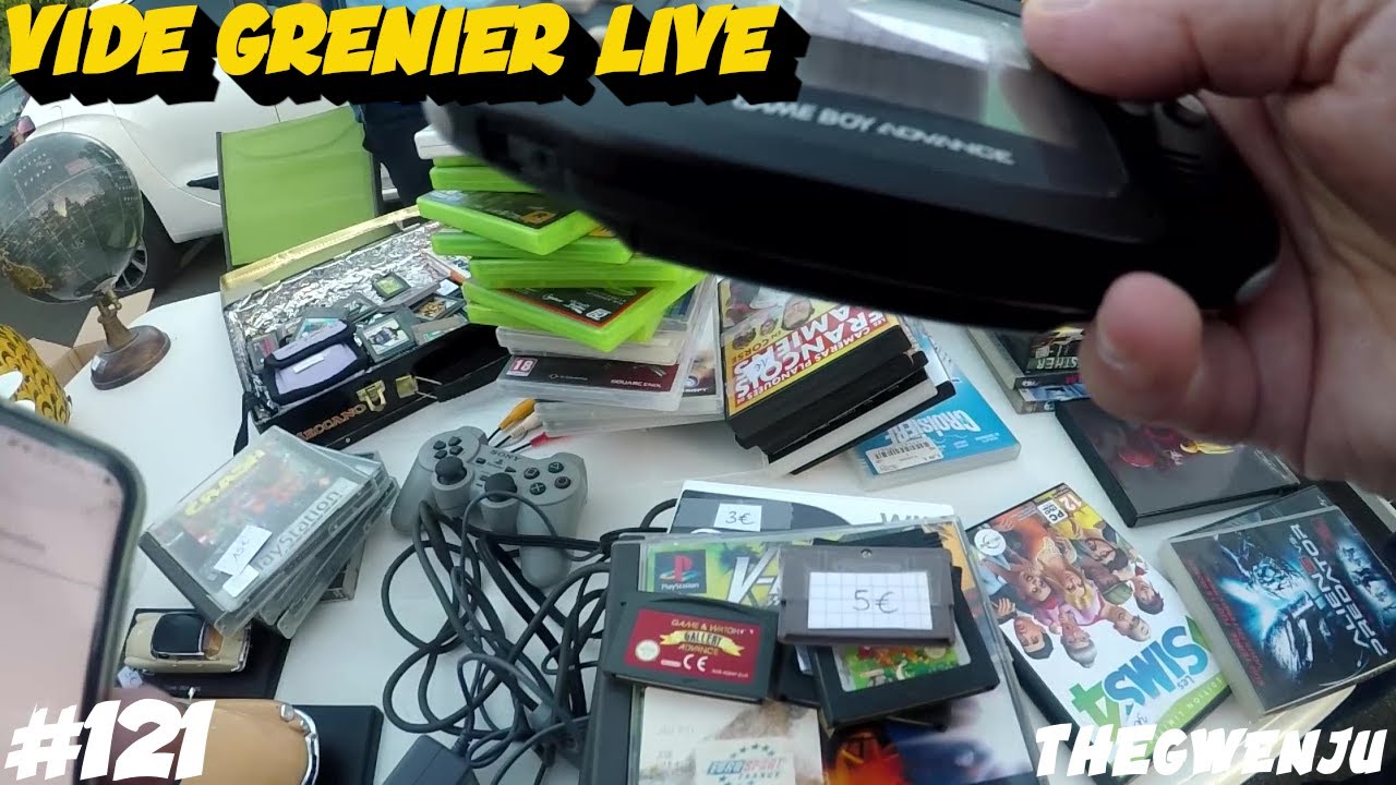 #121 Vide grenier live : Petite console rétro