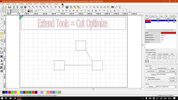 TruCUT RDWorks Extend Tools Cut Optimize Feature (Part 4) Extended Tool Bar Mini-Series