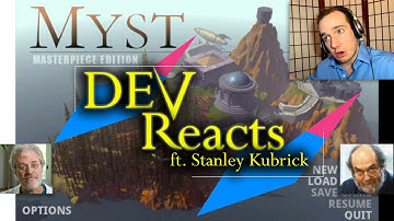 MYST: Masterpiece Edition Speedrun Reaction from Dev (w/ Stanley Kubrick)