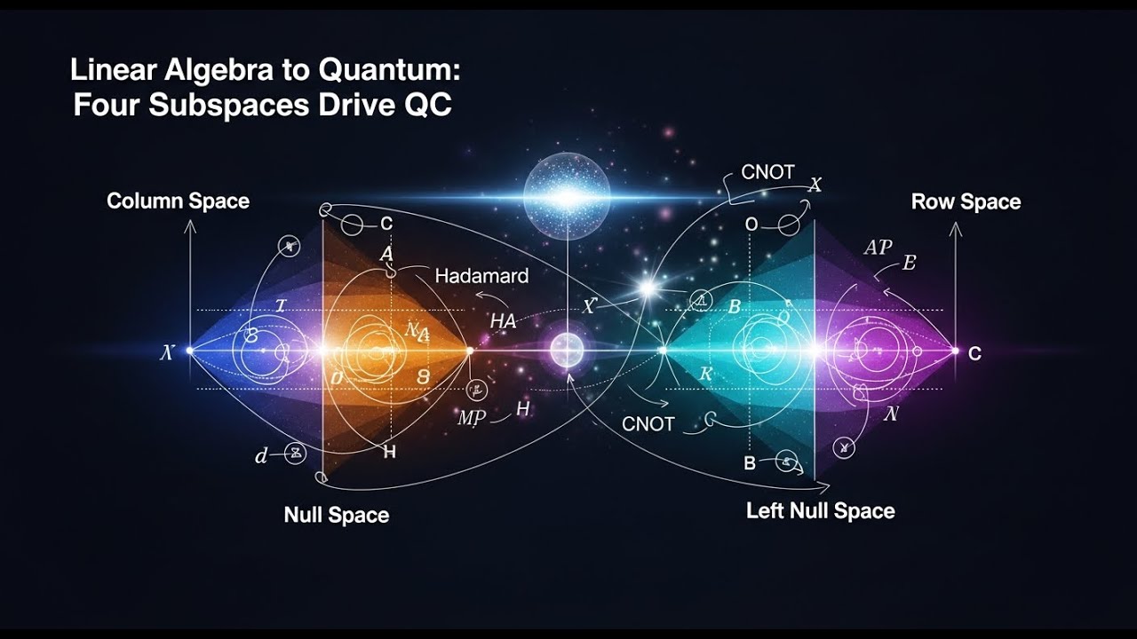 🔬 Linear Algebra to Quantum: Four Subspaces Drive Quantum Computing ...