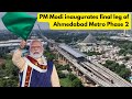 PM Modi inaugurates final leg of Ahmedabad Metro Phase 2 from Mahatma Mandir Metro Station