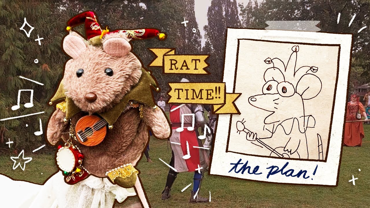 делаю КРЫСУ-ШУТА для моей первой ярмарки! 🐀⭐🎪