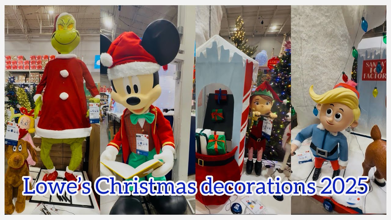 🎅🎄Christmas Decorations 2025 |Lowe’s Christmas Decorations| Magical Holiday Decor Ideas & New Trends