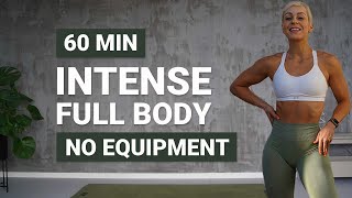 60 Min Intense Full Body Savage Bodyweight No Repeat No Equipment High Intensity 3Circuits