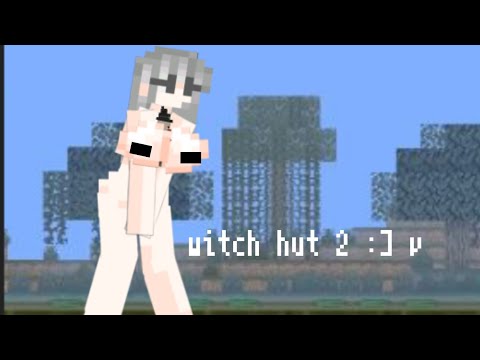 minecraft giantess animation: witch hut 2