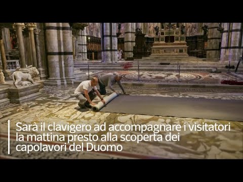 Il Duomo di Siena scopre la meraviglia del suo pavimento
