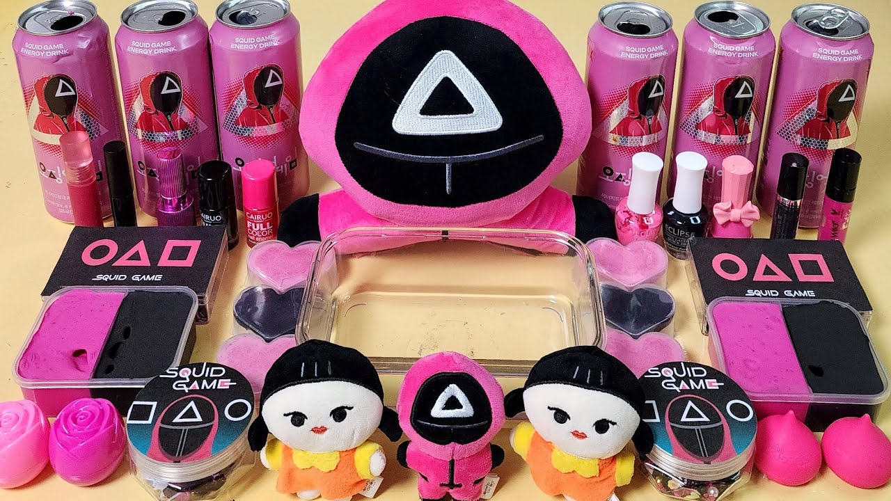 [ASMR]Squid Game2 Slime Mixing Random Into Slime! Satisfying Slime