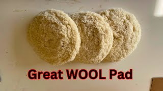 TCP Global 3 pack 100% wool hook and loop Buffing pad
