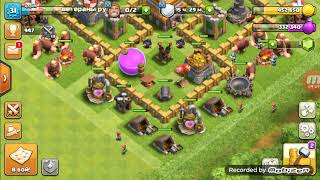 Доходим на 5тх до серебро 2 в clash of clans.