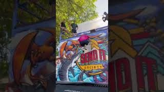 The trick that got me second place at the Send It Society trampwall competition!!🥈🤘🏽#trampwall