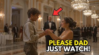 Millionaire catches poor boy dancing with his paralyzed daughter – what happened surprised everyone.