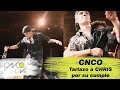 Tartazo a CHRIS + Lo bañan en Champán + Celebran su cumple en pleno concierto HD | CNCO
