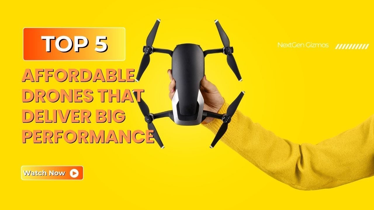 Доступные дроны с высокой производительностью — 5 лучших вариантов!