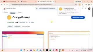HOW TO DOWNLOAD YOUTUBE VIDEOS AND MUSIC USING ORANGE MONKEY EXTENTION FOR WINDOWS 8,10 &11 screenshot 4