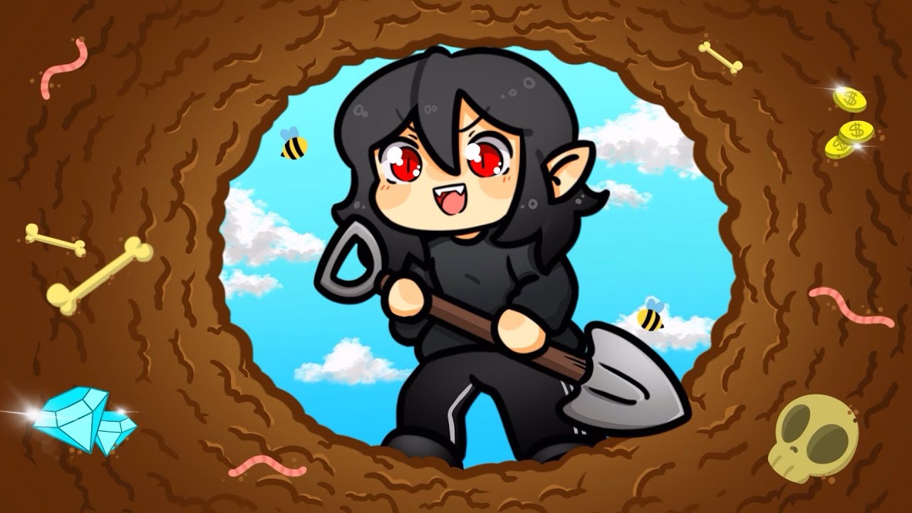 TEM ALGO BIZARRO ESCONDIDO NO MEU QUINTAL l A Game About Digging A Hole