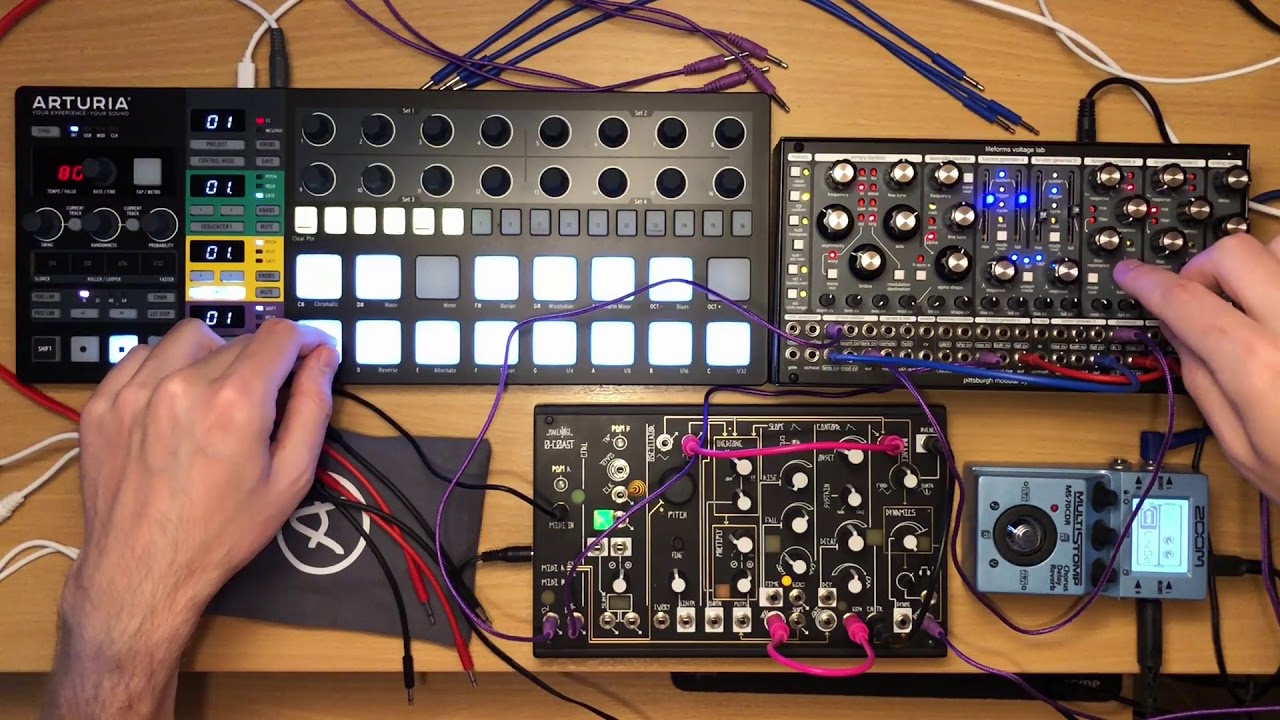 Modular Jam #3 Patch from scratch: Voltage Lab, 0-coast, MS-70CDR - YouTube