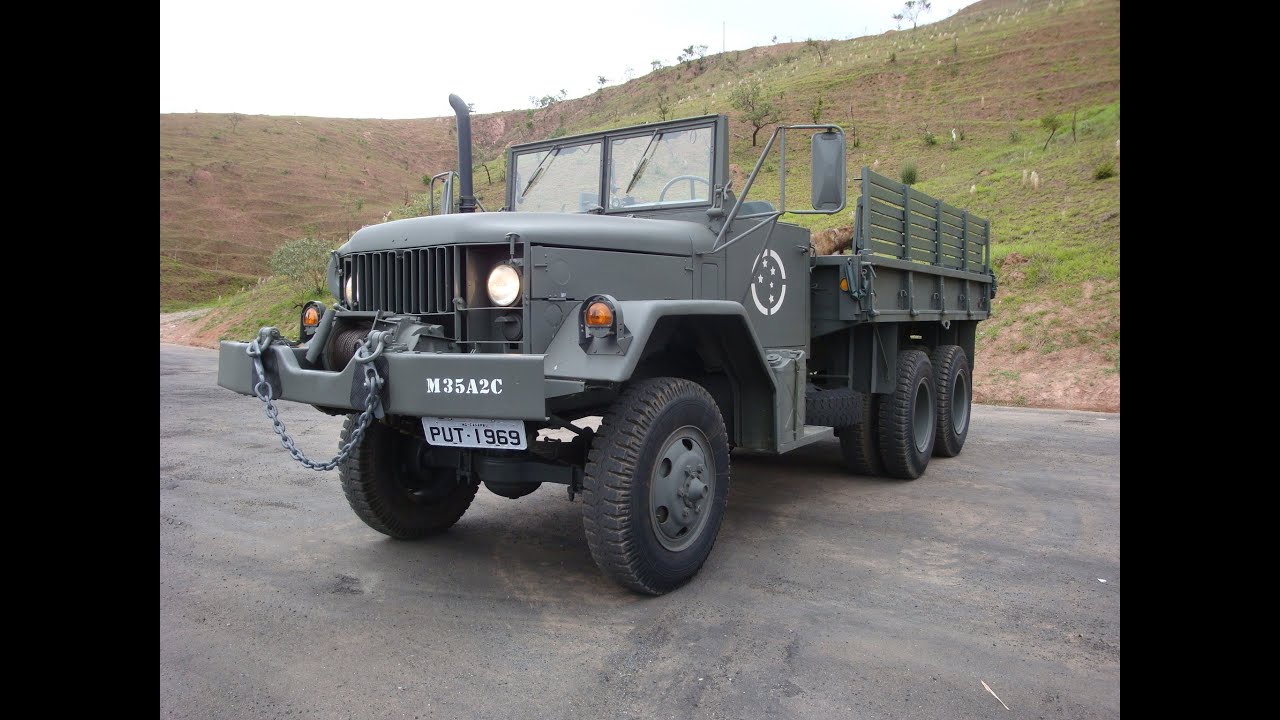 Caminhão Militar REO M35A2C - testando o limite de inclinação