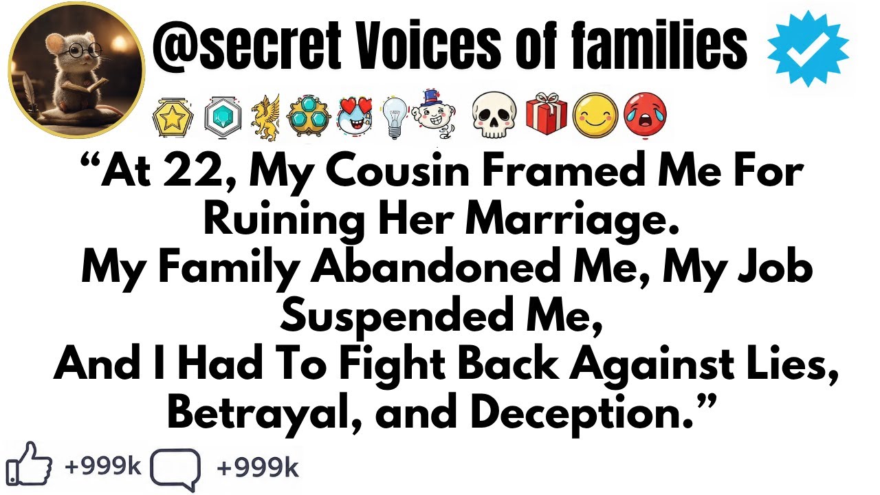 At 22, My Cousin Claimed I Ruined Her Marriage. My Entire Family Cut Me Off, My Workplace .........