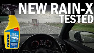 New RainX Rain Repellent  Application and testing at different speeds