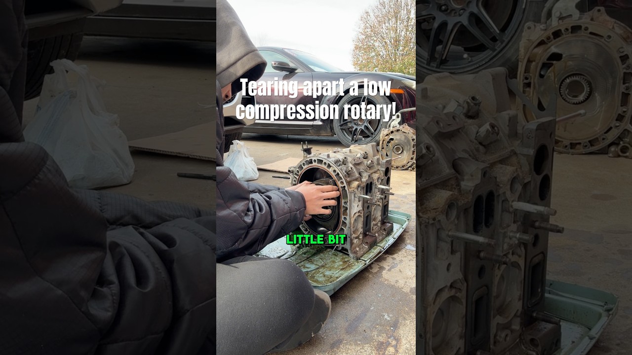 Давайте посмотрим на этот роторный двигатель с низкой степенью сжатия! 