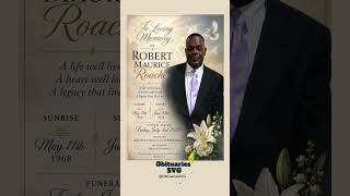Robert M. Roache | Funeral Announcement #ObituariesSVG #Obituaries #SVG