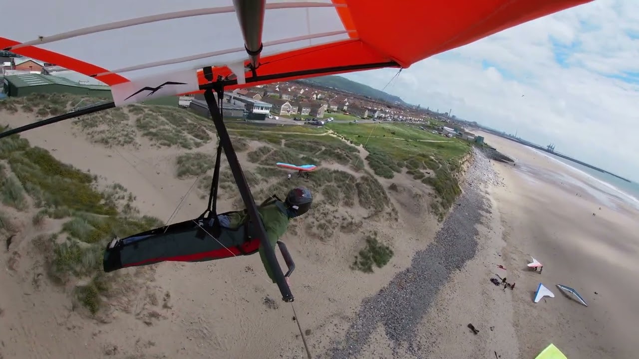 First soaring since breaking my arm! Malibu2 on the dunes.
