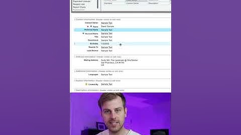 Updating Page Layouts in Salesforce #shorts
