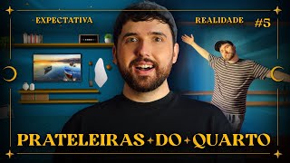 😱 FIZ PRATELEIRAS COM TÁBUAS | Como fazer prateleiras invisíveis | REFORMA DO QUARTO: PARTE 5