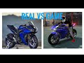 Real VS Game | Xtreme Motorbike | Xtreme Motorbike | First in you tube | Cyclekiddo vlog