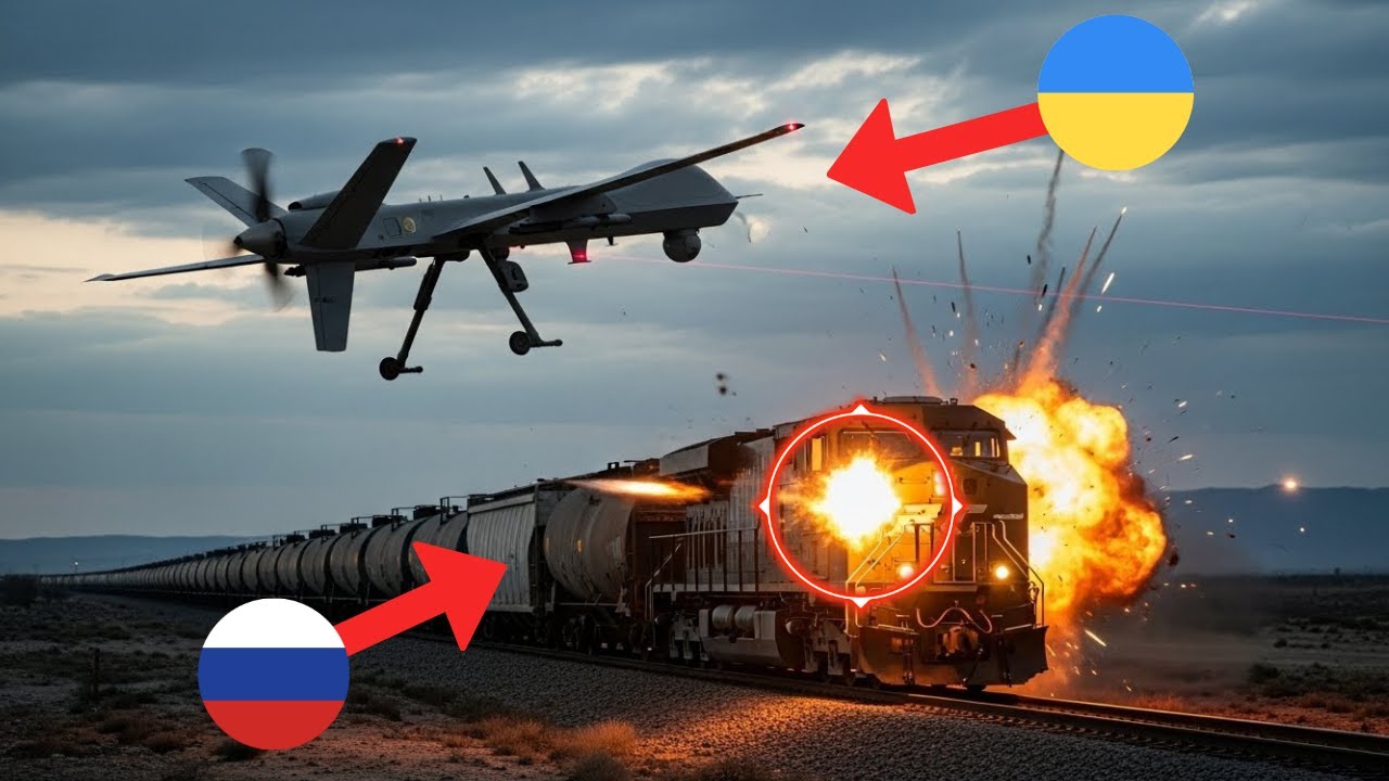 Ukraine Tracked Russian Ammunition Train and Destroyed It 120 Kilometers Away