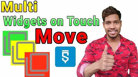 Multi Widgets touch on move activity in sketchware pro hindi video/Aauraparti