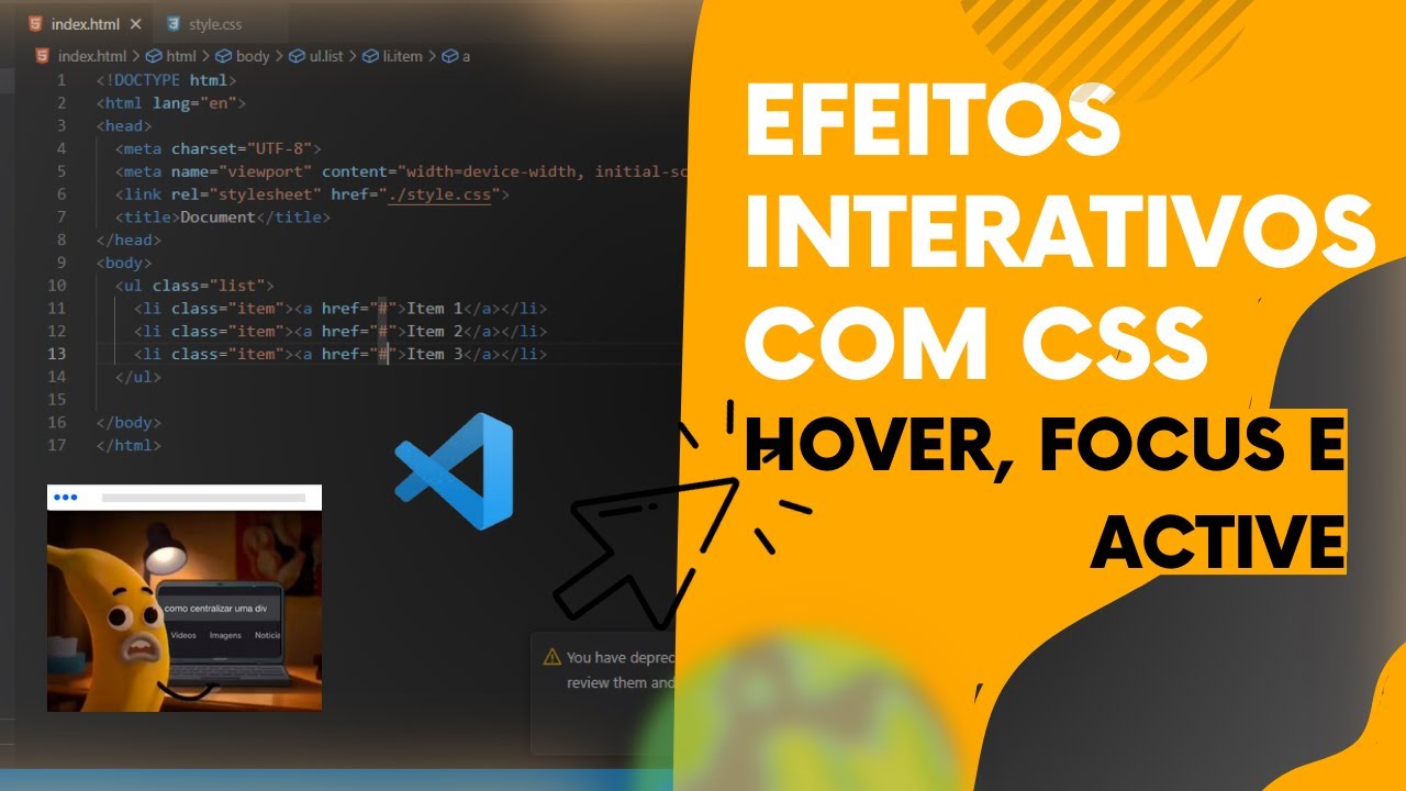 Aprenda a Criar Efeitos Interativos com CSS: Hover, Focus e Active ...