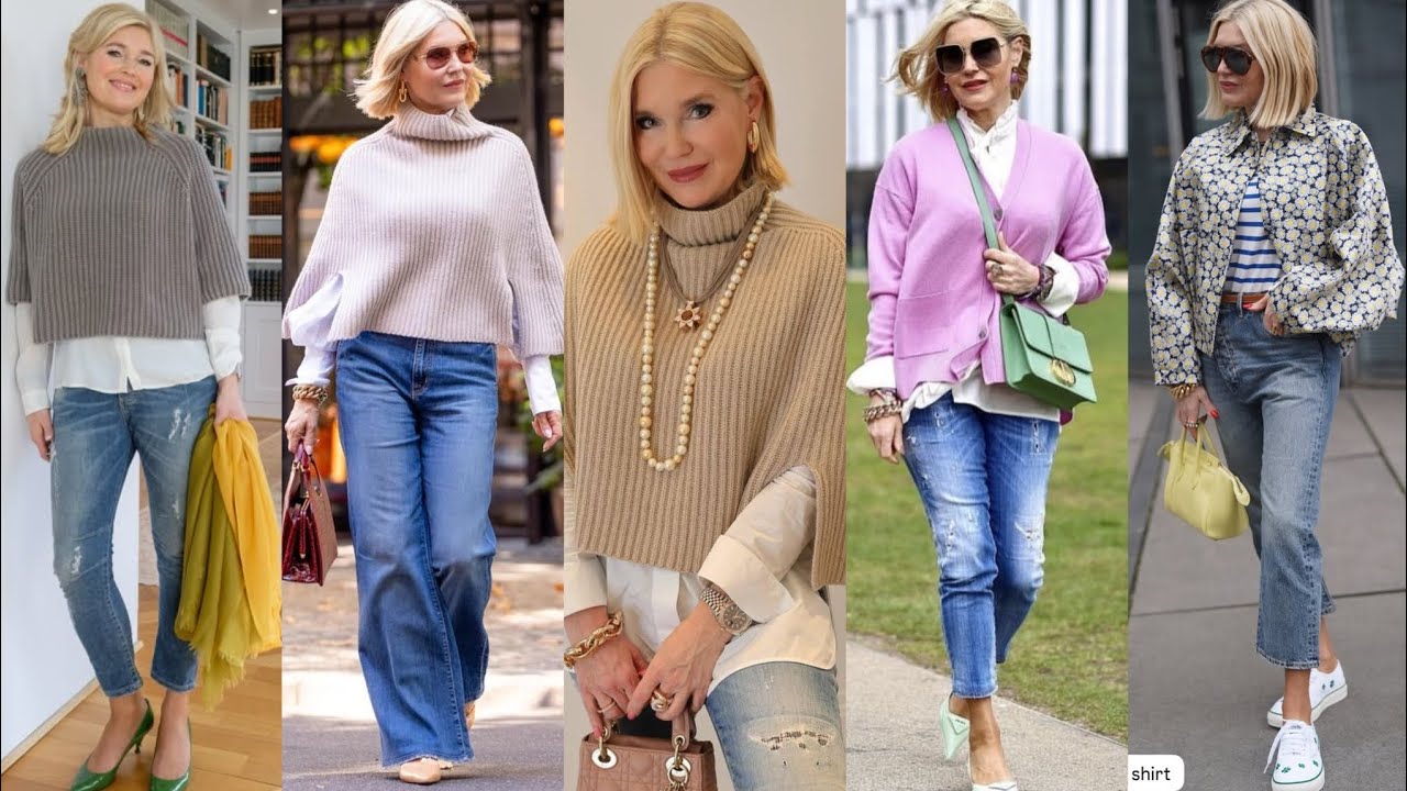 Natural Older Women OVER 50  | NewTrends Fashion For Women |winter and summer mid⛄ FallFashion 2026