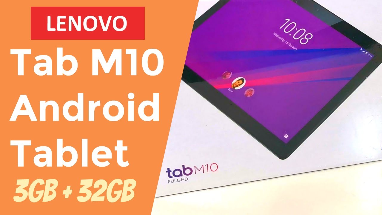 PC/タブレット タブレット Lenovo Tab M10 Full HD Android Tablet 3GB+32GB Unbox and Setup