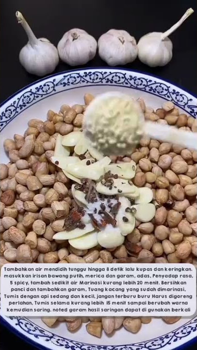 Resep Kacang Bawang Tanpa Minyak Goreng #shorts #food #cooking #subscribe