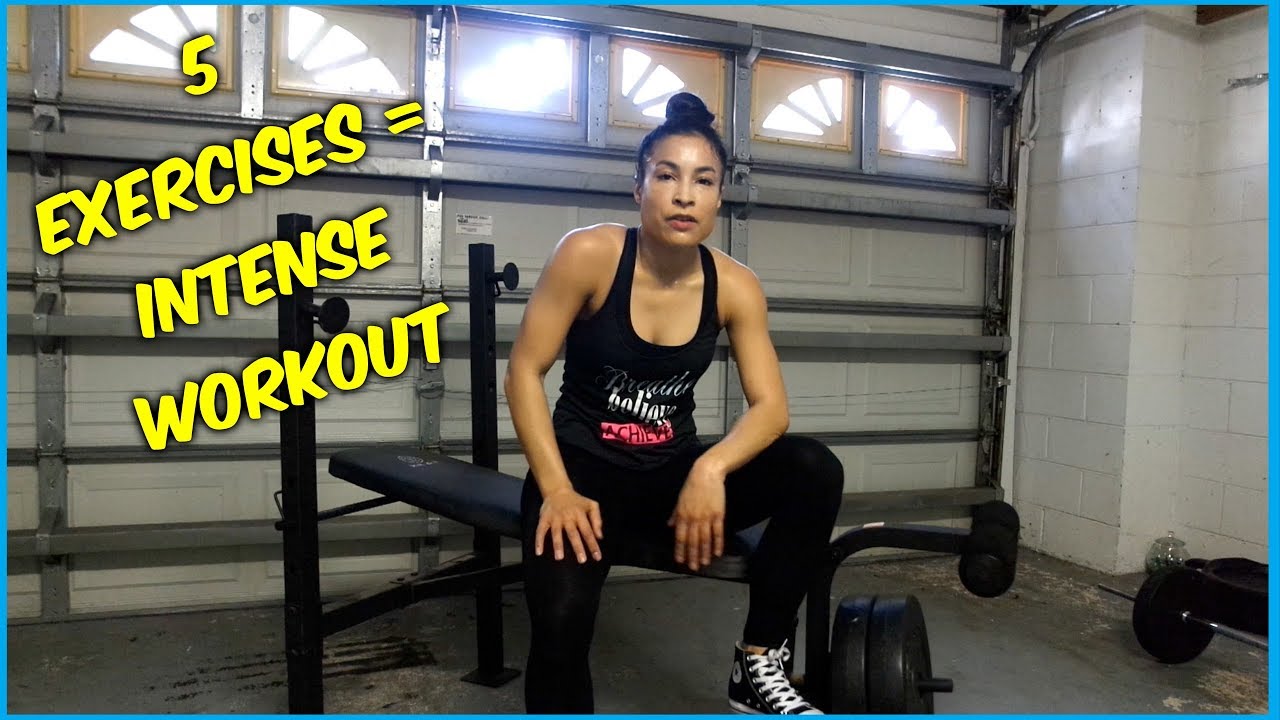 5 EXERCISES (QUADS + GLUTES) Workout Routine - YouTube