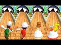 All Free For All Minigames | Mario Party 9 - Mario Vs Luigi Vs Peach Vs Daisy
