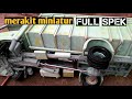 Merakit miniatur  truk kayu full spek (Assemble a miniature full spec wooden truck )