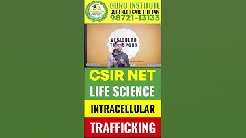 CSIR NET Life Science: UNIT II  Intracellular Trafficking || CSIR NET COACHING IN CHANDIGARH