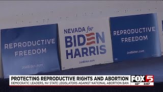 NV Democratic leaders hold media conference on abortion bill