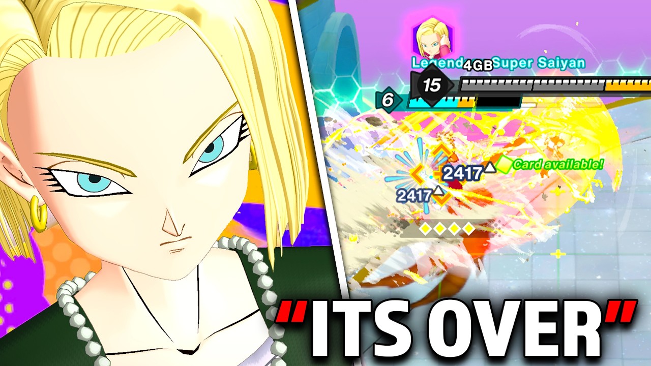 Android 18 Is BROKEN In DRAGON BALL GEKISHIN SQUADRA